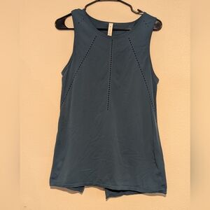 Athleta Teal Sleeveless Tank Top